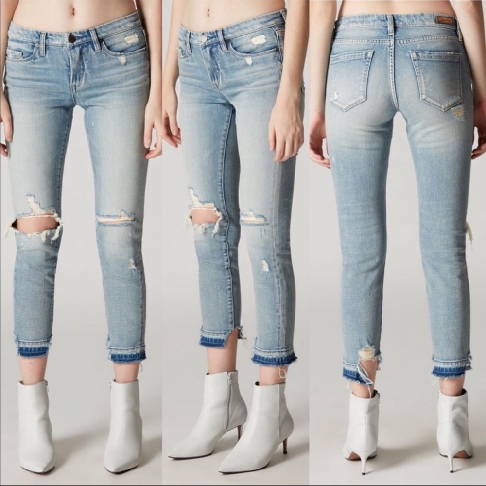 Blank NYC The Reade Crop Distressed Jeans